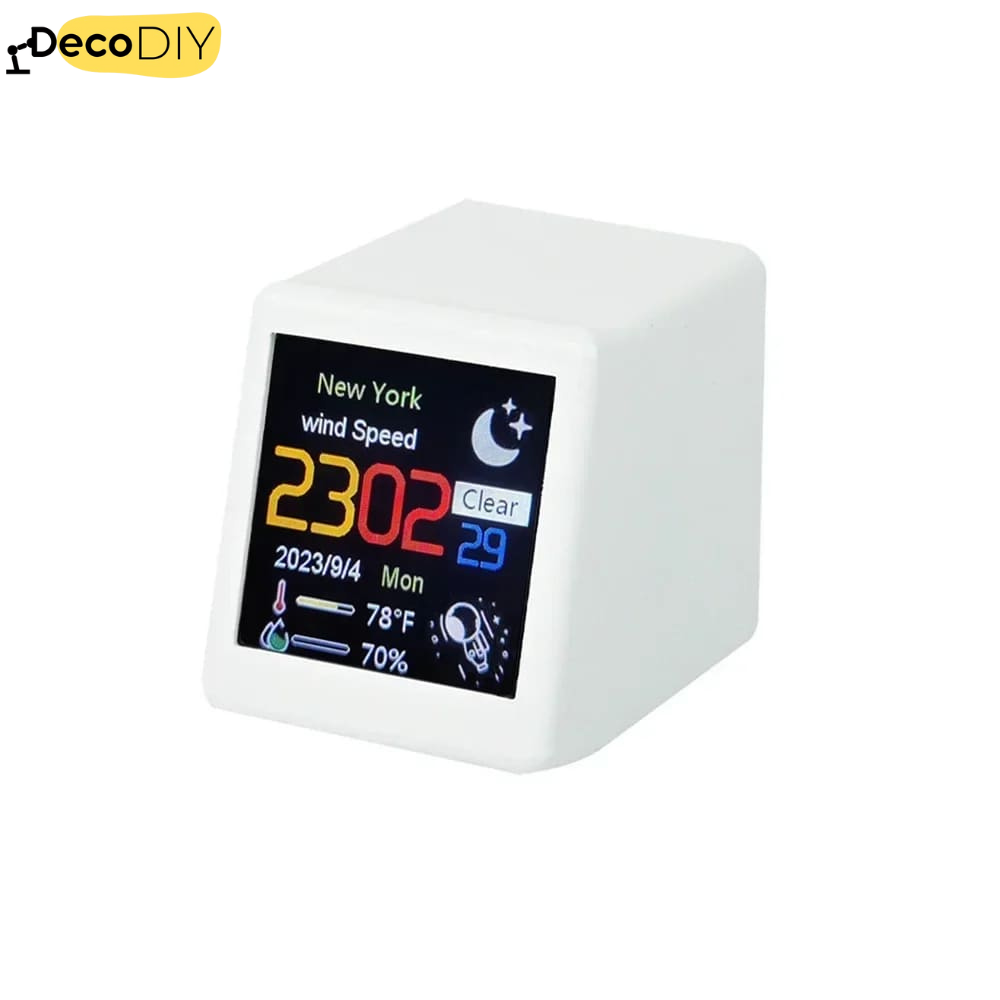 DecoDIY™ Smart WiFi Weather Clock