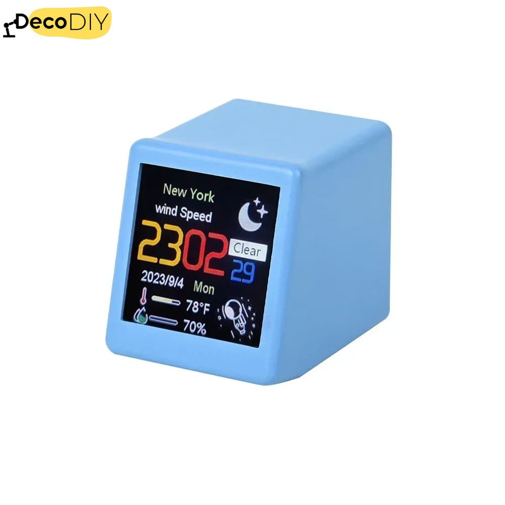 DecoDIY™ Smart WiFi Weather Clock