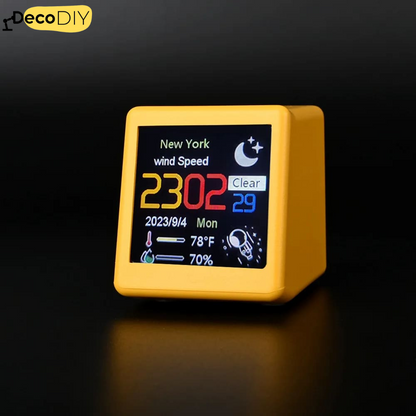 DecoDIY™ Smart WiFi Weather Clock