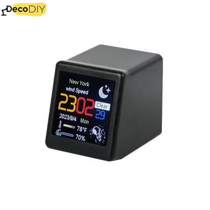 DecoDIY™ Smart WiFi Weather Clock